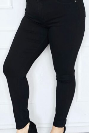 Czarne spodnie jeansy klasyczne- roz 40-42