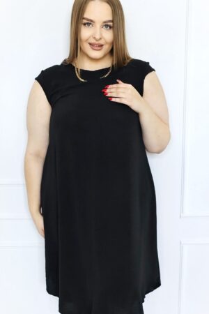 Sukienka na ramiączkach w kolorze czarnym