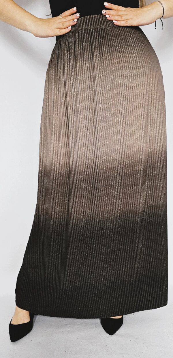 Plisowana spódnica ombre-różne kolory