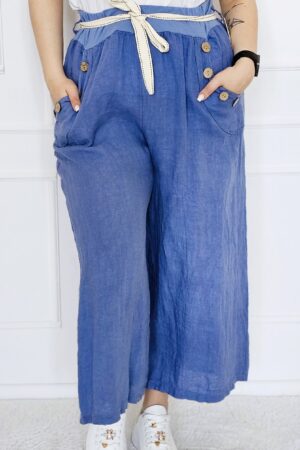 Super model spodni na lato - niebieski